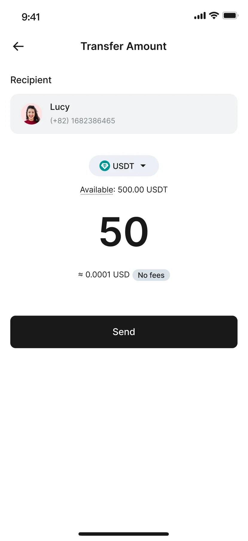 Send in App