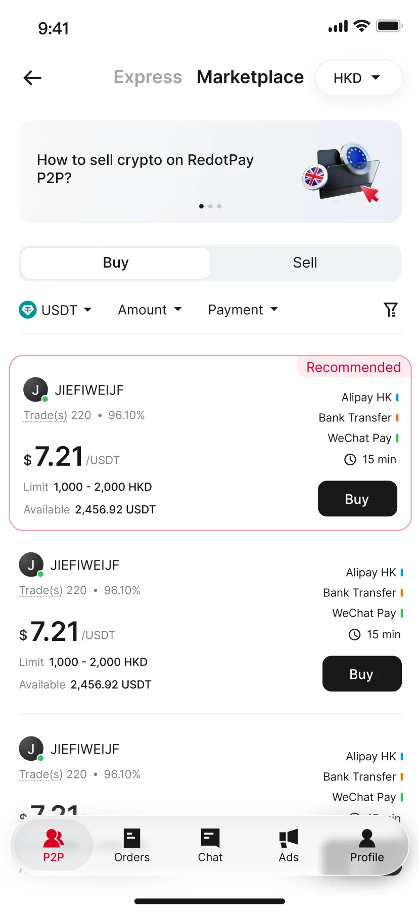 P2P Marketplace